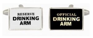 Drinking Arm Cufflinks