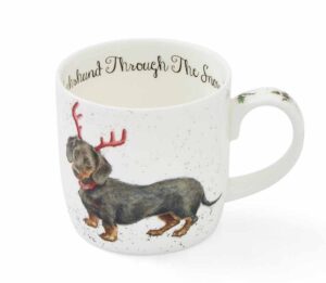 Dachshund Snow Mug